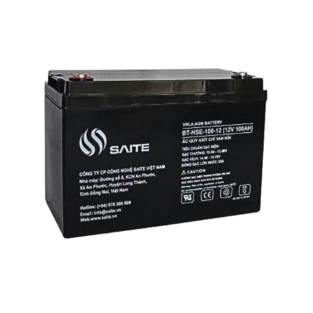 Ắc Quy Xả Sâu SAITE BT-HSE-100-12 12V-100AH - BT HSE 100 12 DC 4 BT HSE 100 12 DC 4