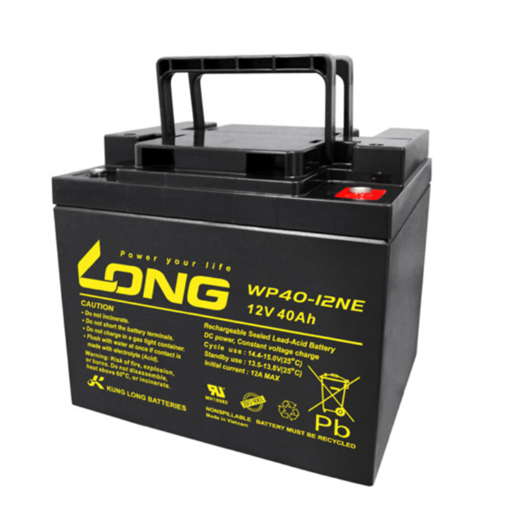 Ắc Quy Kín Khí (VRLA AGM) LONG 12V-40AH (20HR), WP40-12NE, F8-M6 - LONG WP40 12NE 12V 40AH 1 LONG WP40 12NE 12V 40AH 1