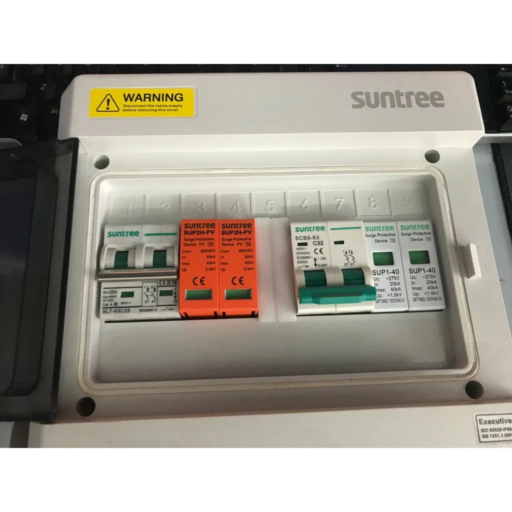 Tủ Điện NLMT Lắp Sẵn 32A 500VDC 1Pha 1 String (1)